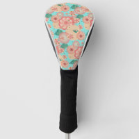 Elegante Blumen Ornament Frühling Peach Garden Boh