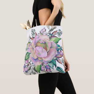 Elegante Blumen-Pastell-Aquarell