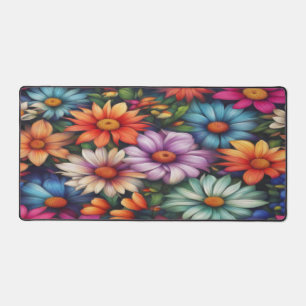 Elegante Blumen - Schreibtisch Mat Schreibtischunterlage