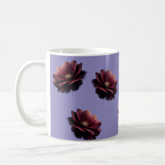 Elegante Blumencoupée – Vintage-Blumendesign  Kaffeetasse