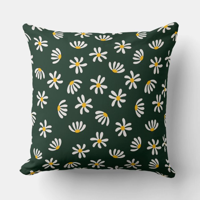 Elegante Blumendrucke | Botanische Wall Kunst | Na Kissen (Vorderseite)