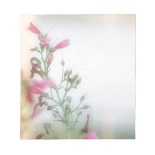 Elegante Blumenfotografie Notizblock
