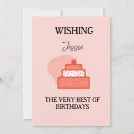 "Elegante Blumengeburt Einladung mit Personali