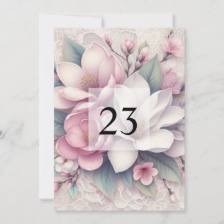 Elegante Blumengrün Aquarell Geburtstagsparty Einladung