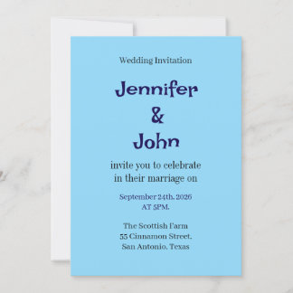 Elegante Blumenhochzeit Einladung