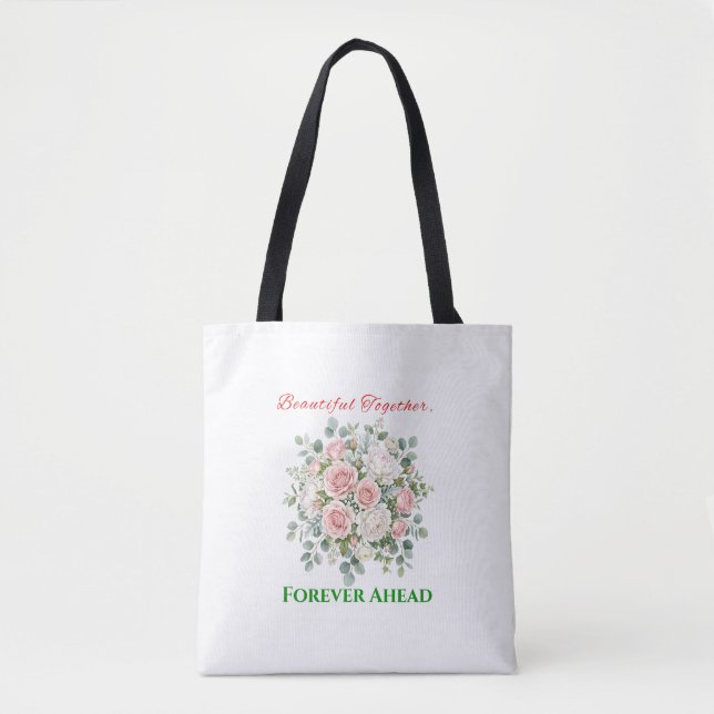 Elegante Blumenhochzeitsuhr (Vorderseite)