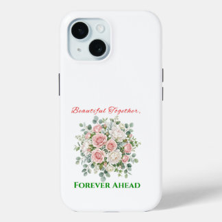 Elegante Blumenhochzeitsuhr Case-Mate iPhone Hülle