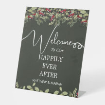 Elegante Blumenkalligrafie Begrüßung