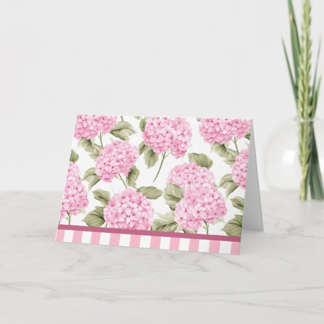Elegante Blumenkarte Einladung (Vorderseite)