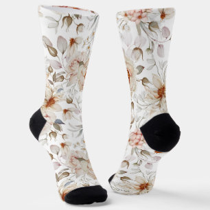 Elegante Blumensocken Socken