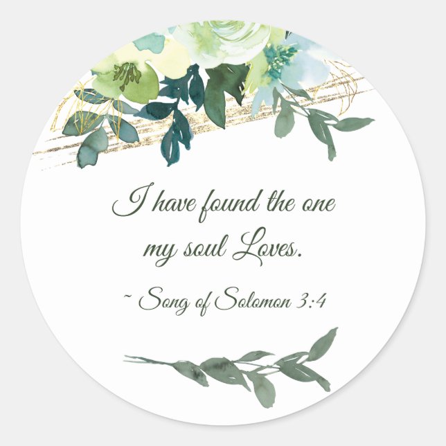 Elegante Blumenzwiebelblume Runder Aufkleber (Vorderseite)