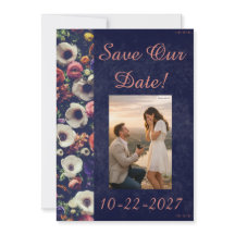 Elegante Blumige Hochzeitskorrespondenz