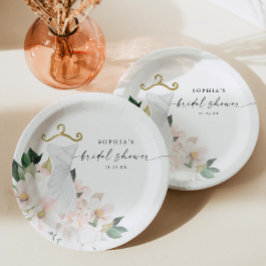 Elegante Blush Brautparty Paper Teller