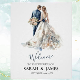 Elegante Blush Wedding Poster