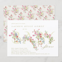 Elegante Blütenfeder Mutter-to-be-BABY-Dusche