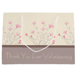 Elegante Blütenpracht mit rosa Akzente Große Geschenktüte