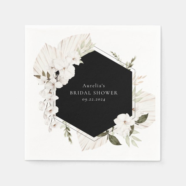 Elegante Bohemische Napkins Serviette (Vorderseite)