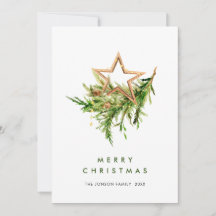 Elegante Bohemische Weihnachtsbaumkomposition