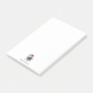 Elegante Boho-Botanical-Blume Post-it Klebezettel