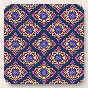 Elegante Boho-Muster-Untersetzer - Set von 6 Jahre Getränkeuntersetzer