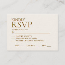 Elegante Boho-Pampasgras-Gold-Hochzeits-RSVP-Karte