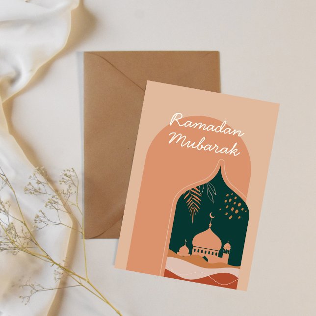 Elegante Boho Ramadan Mubarak Card Einladung (Von Creator hochgeladen)