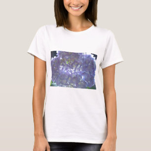 Elegante boho staubige lila Blumenarten Blume T-Shirt