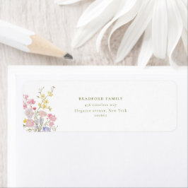 Elegante Boho-Wildblumen-Hochzeit 