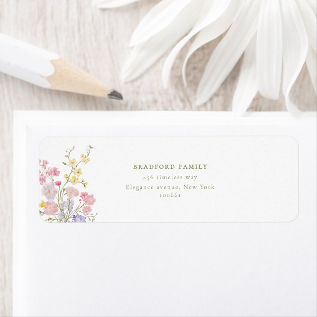 Elegante Boho-Wildblumen-Hochzeit  (Insitu)