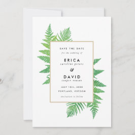Elegante Botanicals speichern die Datumskarten Save The Date