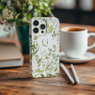 Elegante Botanik   Anfangsmonogramm  iPhone 16 Pro Max Hülle