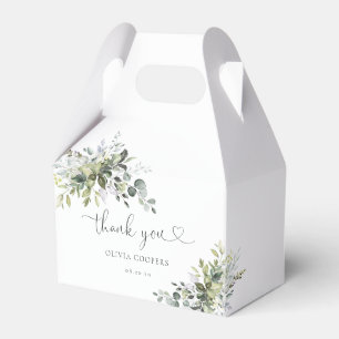 Elegante botanische Babyparty-Geschenkbox Geschenkschachtel