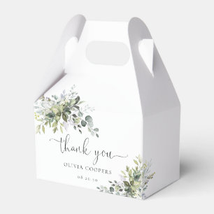 Elegante botanische Babyparty-Geschenkbox Geschenkschachtel