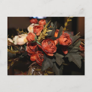 Elegante botanische Blumenpostkarte Postkarte