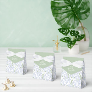 Elegante botanische Brautparty Geschenkschachtel