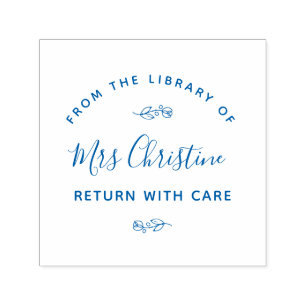 Elegante botanische Briefmarke Permastempel