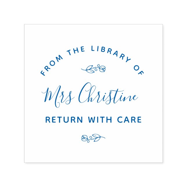 Elegante botanische Briefmarke Permastempel (Design)