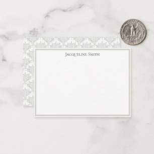 Elegante Botanische Geschenkkarte Mitteilungskarte