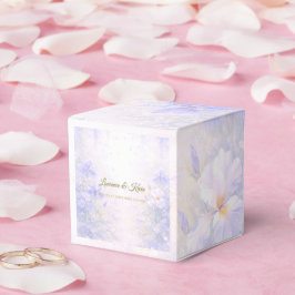 Elegante botanische Hochzeit Geschenkschachtel
