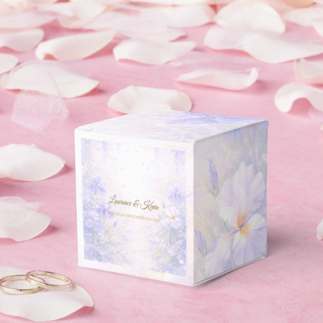 Elegante botanische Hochzeit Geschenkschachtel (Hochzeit)