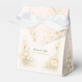 Elegante botanische Hochzeit Geschenkschachtel