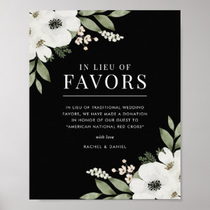Elegante botanische Hochzeit mit Flora in Anstelle Poster