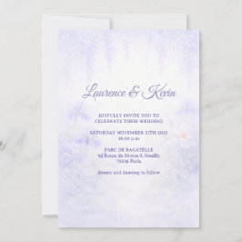 Elegante botanische Hochzeitseinladung Einladung