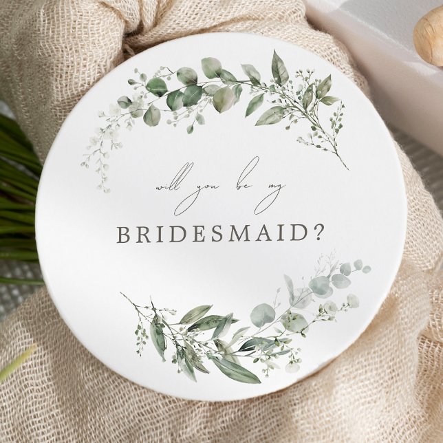 Elegante Botanische Hochzeitshilfekarte Einladung (Von Creator hochgeladen)