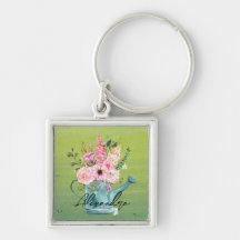 Elegante botanische mit Monogramm Vegetation und B