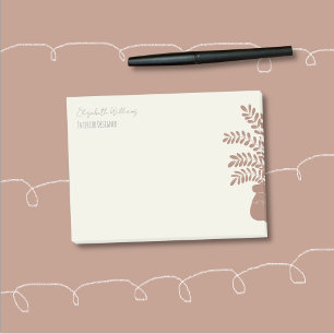 Elegante botanische personalisierte Post-it-Notize Post-it Klebezettel