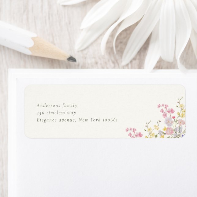 Elegante botanische Wildblumenhochzeit  (Insitu)