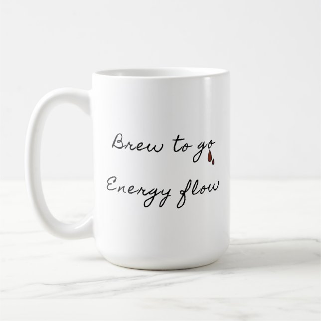 Elegante Bräune für energietechnische Tasse (Links)