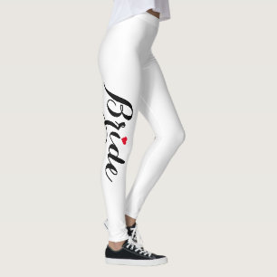 Elegante Braut Junggesellinnen-Abschiedsparty Leggings