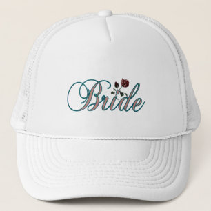 Elegante Braut Truckerkappe